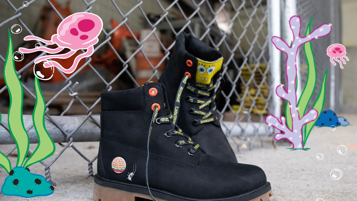 Tutor vreugde glans Timberland x SpongeBob SquarePants Boots Price and Where to Buy
