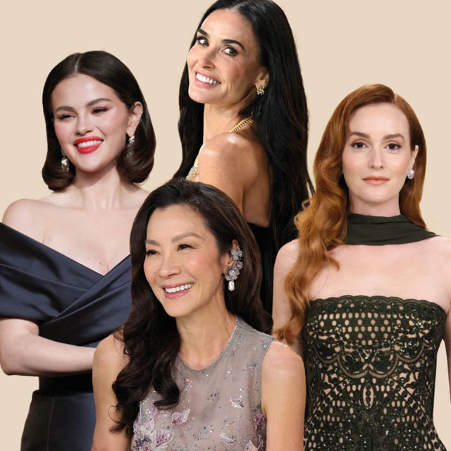 group of women in elegant attire showcasing fashion and jewelry