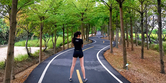 慢跑,台北,運動,公園,打卡