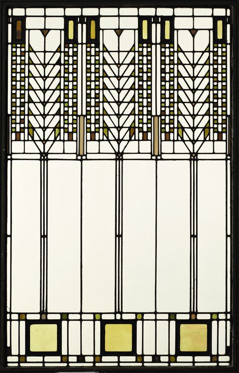 Frank Lloyd Wright's Martin House Tree of Life stained glass window