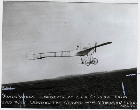Clyde Cessna Flying