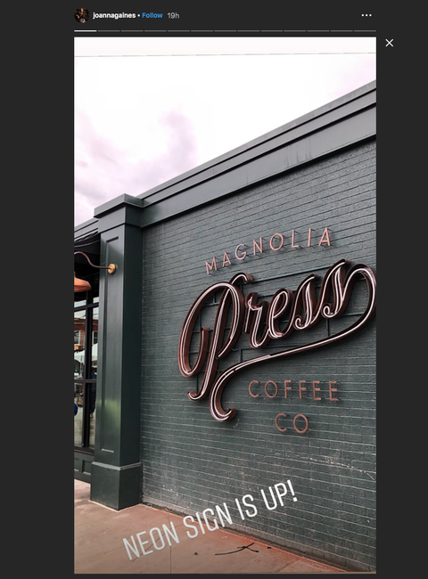 Joanna Gaines Magnolia Press Coffee Shop Details