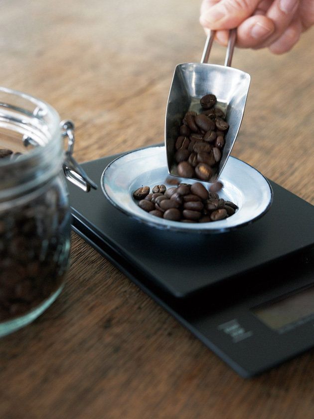 step1豆を正確に測る｜豆から挽く、おいしいコーヒーの淹れ方