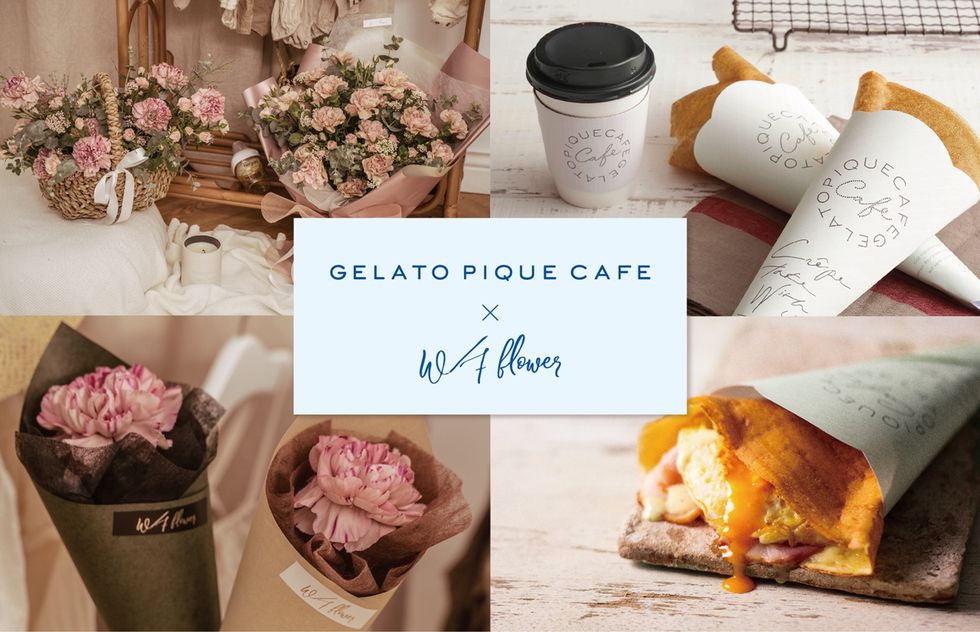 gelato pique café ✕ wave flower浪花，打造母親節限時快閃活動 打造最具質感的花店咖啡廳