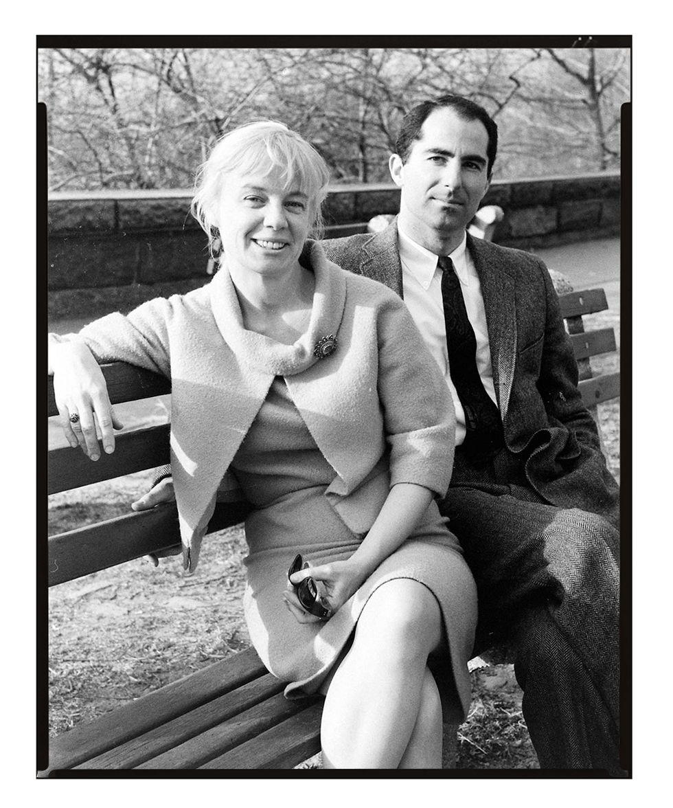 novelist philip roth sitting with his first wife margaret martinson, march 1962 photo by carl mydansthe life picture collection via getty images