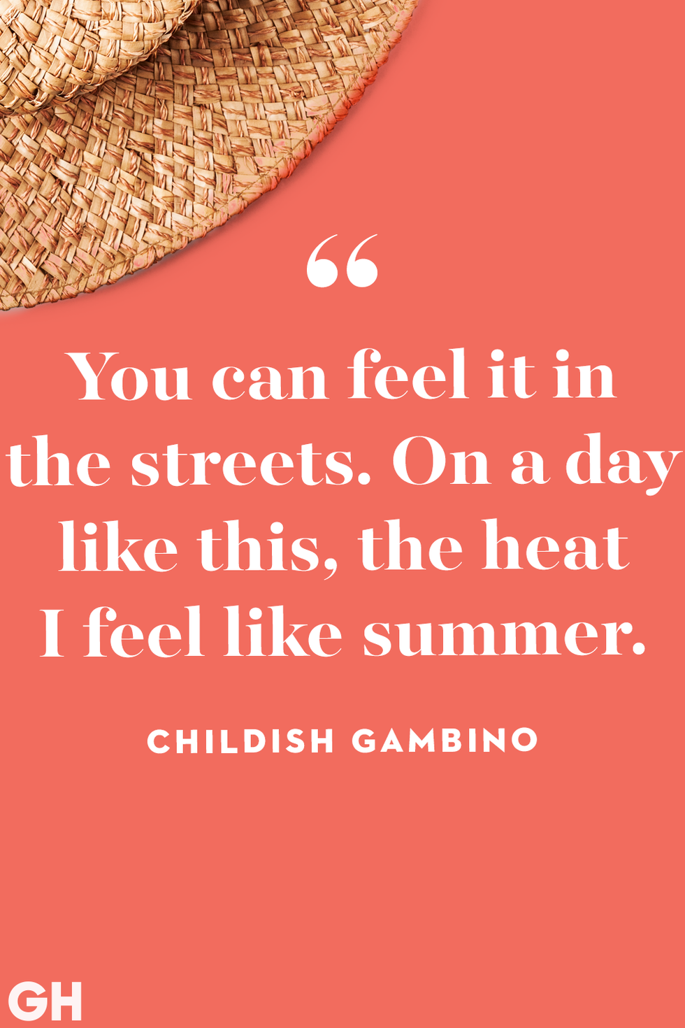 best summer quotes summer quote by childish gambino