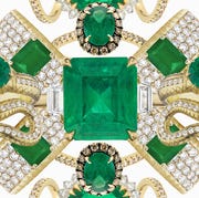 This is an image emerald rings