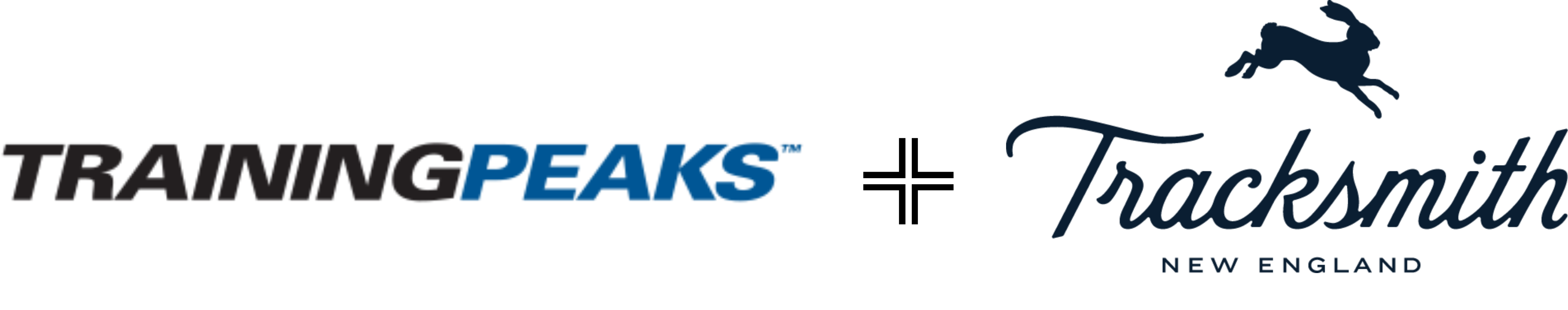 TrainingPeaks + Tracksmith Logo