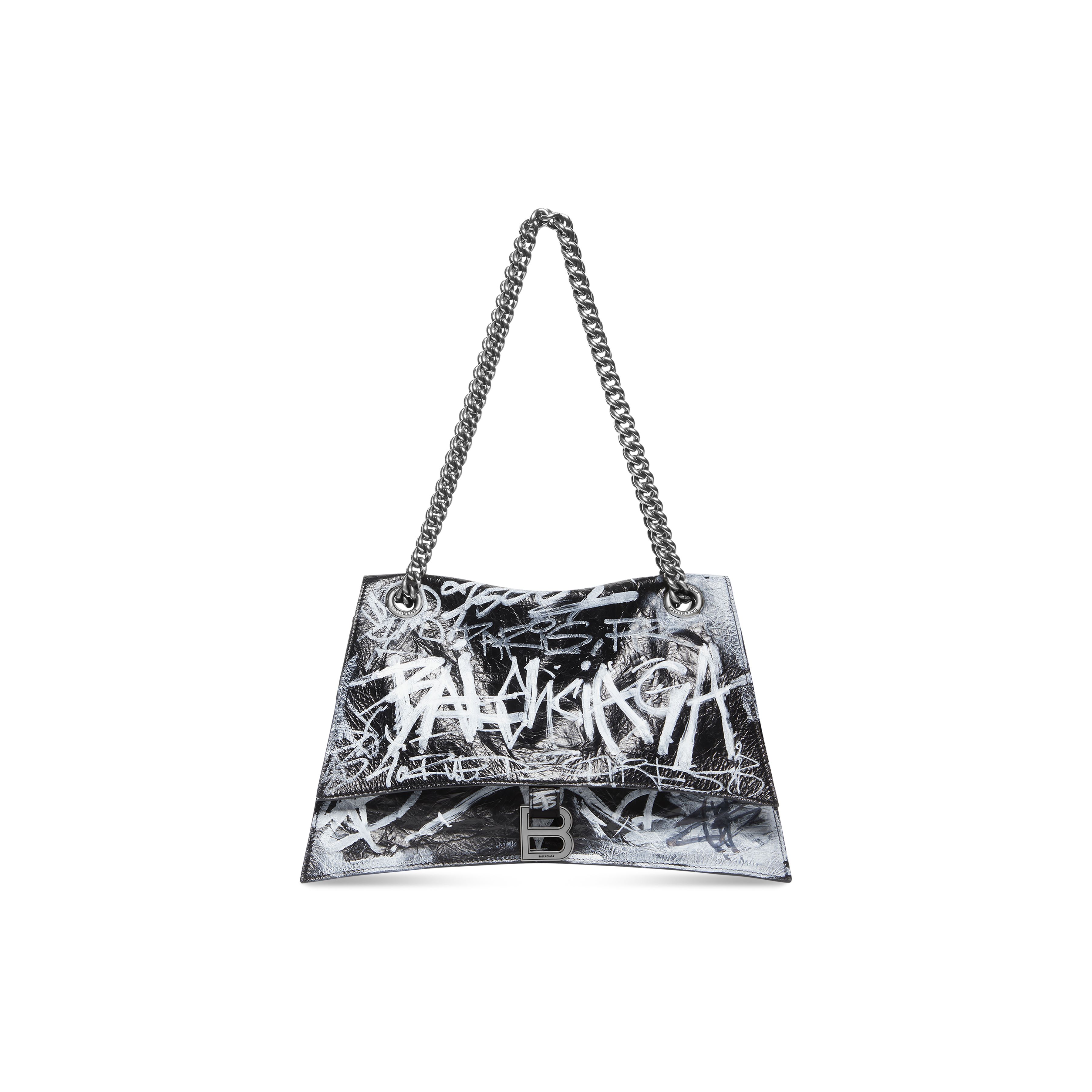 BALENCIAGA ブルークラッチバッグ 三角形 デザイン BALENCIAGA ブルークラッチバッグ 三角形 デザイン （人気