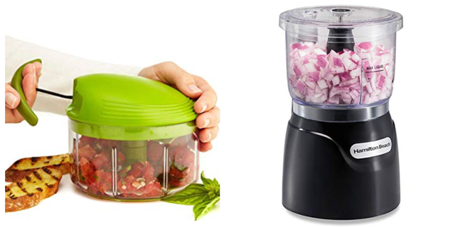 Oster 3-Cup Mini Food Chopper with Tempered Glass Bowl 