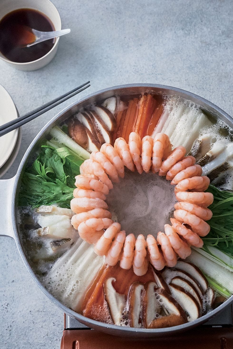 魚介と野菜の寄せ鍋