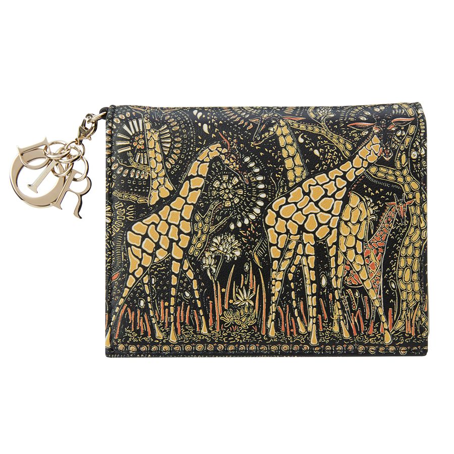 Elephant, Giraffe, Giraffidae, Elephants and Mammoths, Wallet, Wildlife, Coin purse, Indian elephant, Fashion accessory, Leather, 