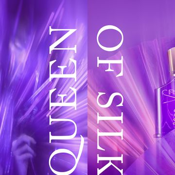 真正能「穿」上身的香水！英國皇室沙龍香creed全新「queen of silk 紫玉凝霞」以珍貴絲綢織出優雅香氣，為肌膚披上一層訂製薄紗！