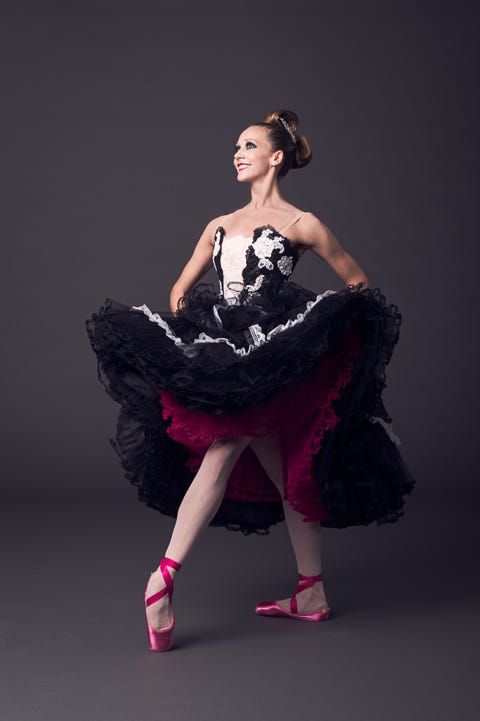 maria kowroski in peter martin’s bal de couture, costume designed by valentino