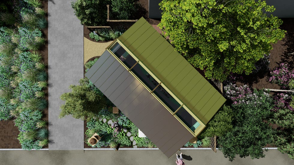 chelsea flower show beehive installation
