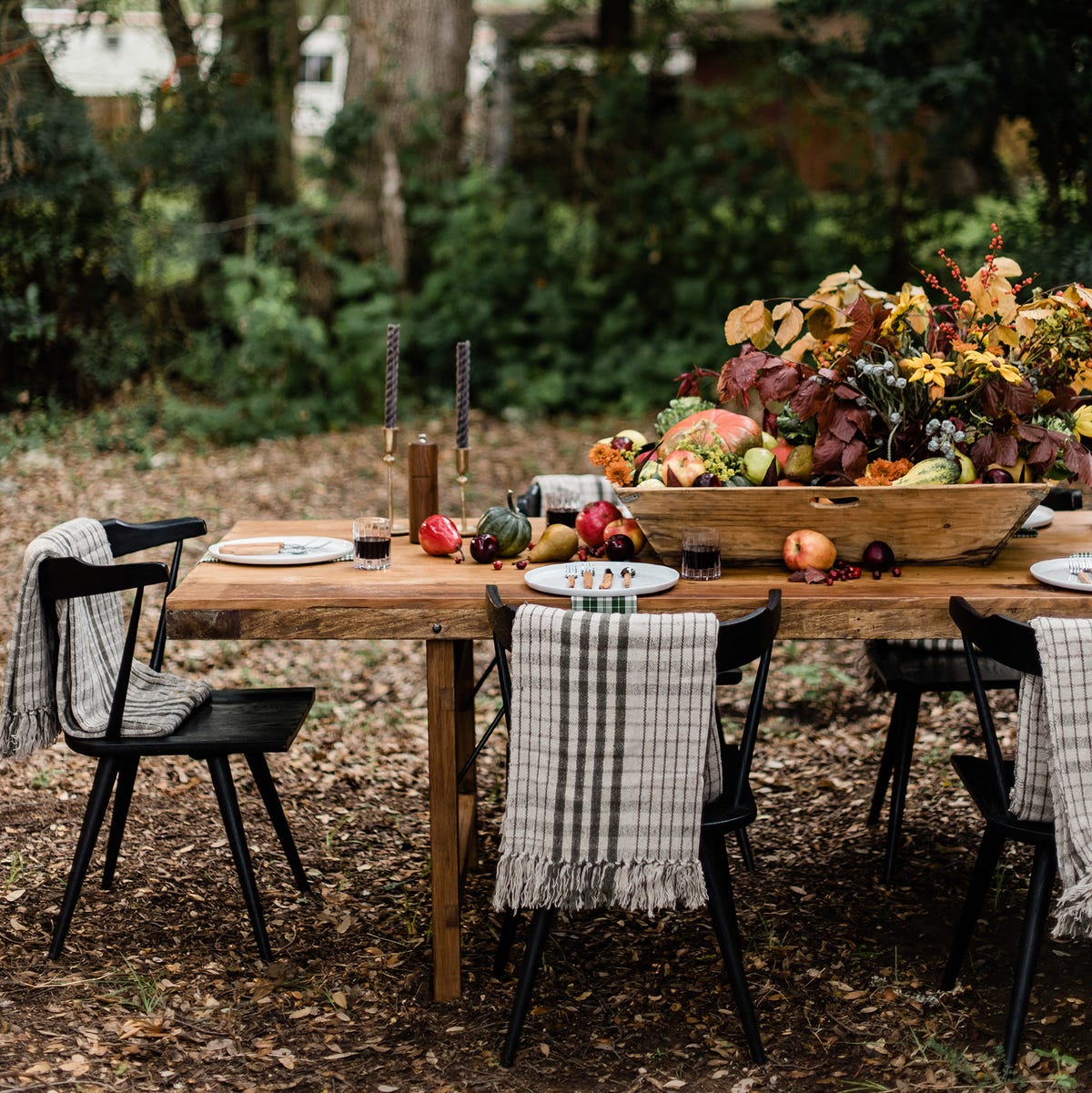 fall tablescape centerpiece