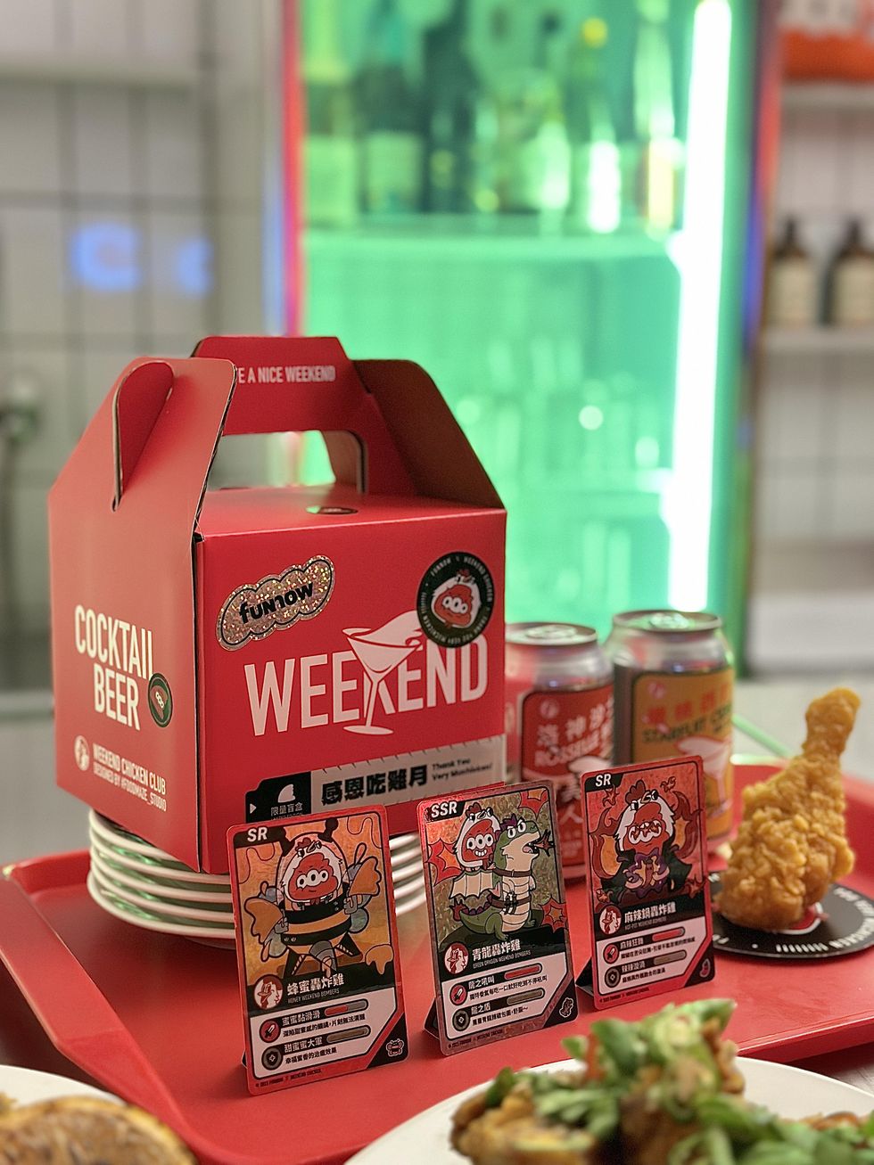 funnow x 週末炸雞俱樂部推出「感恩吃雞月」！炸雞盲盒、蒜味炸雞蠟燭限量開賣