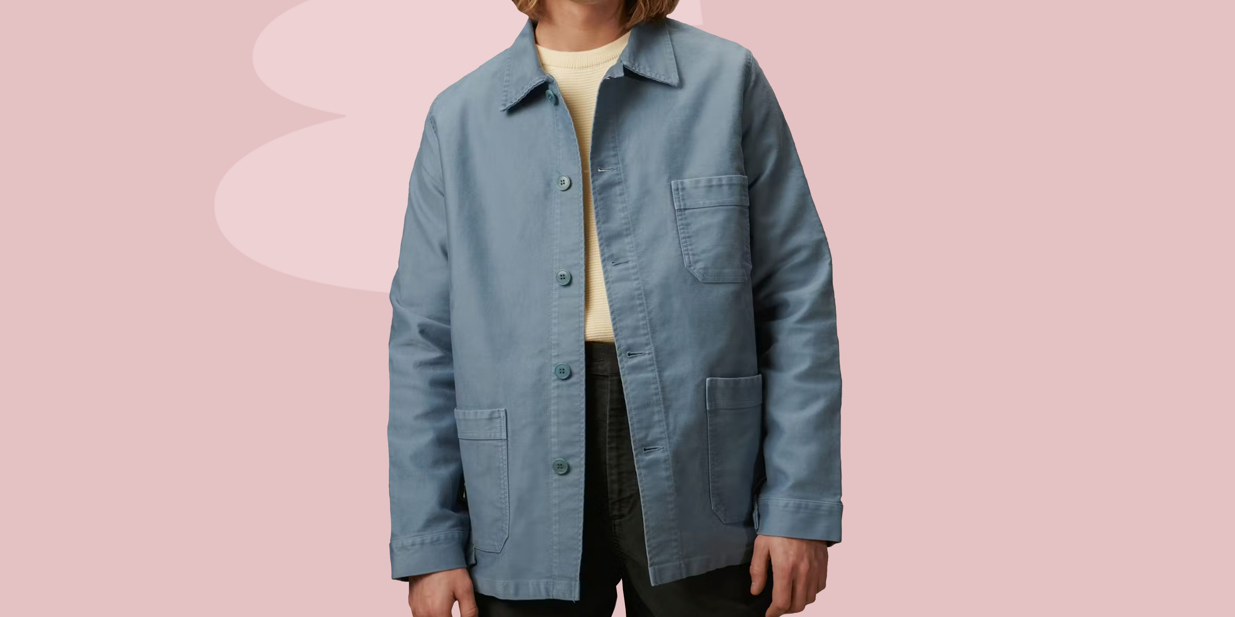 Men's Chore Jacket Royal Blue - Community Clothing