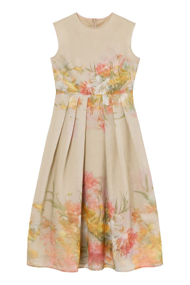 a dress with flowers