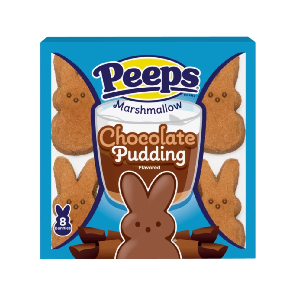 chocolate puddingflavored marshmallow bunnies packaging