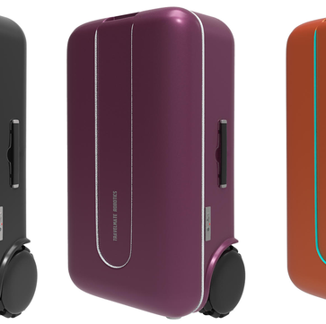 Suitcase, Magenta, Material property, Technology, Electronic device, Hand luggage, Baggage, 