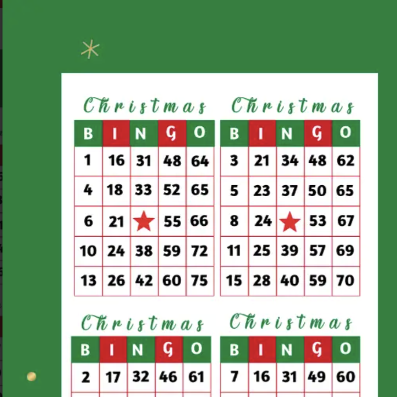 17 Best Free, Printable Christmas Bingo Games 2023