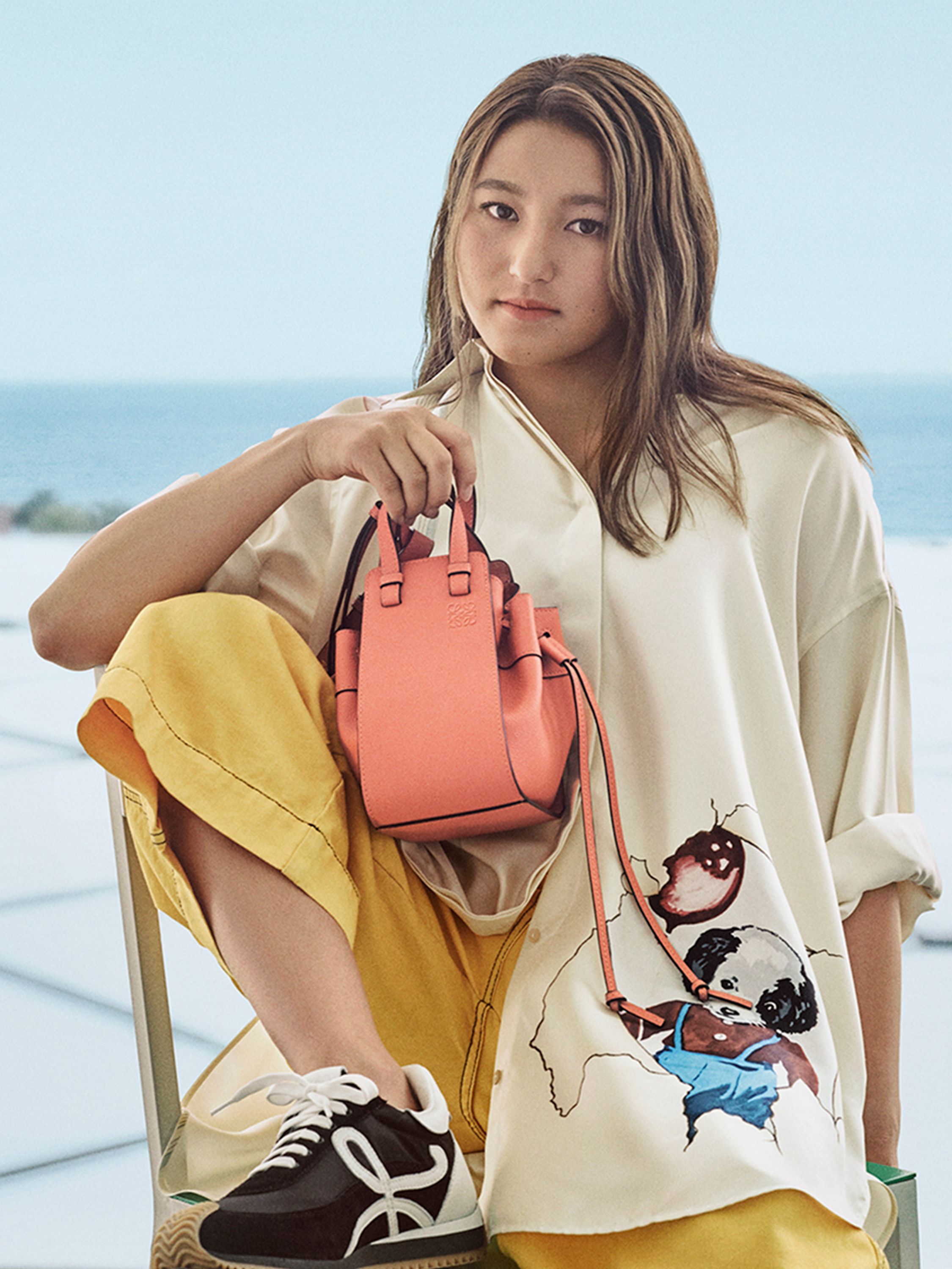 LOEWE LAZO ショッパー トートバッグ アナグラム 本田翼 - www