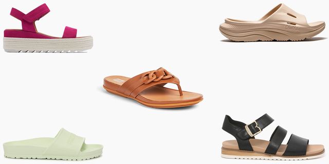 Sandals for Women Dressy Summer Fashion Orthotic Slides Ladies