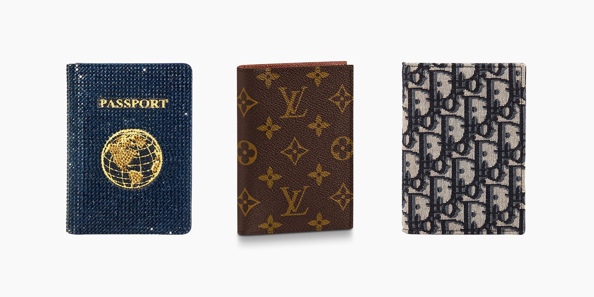 Designer Passport Cover in Monogram Canvas