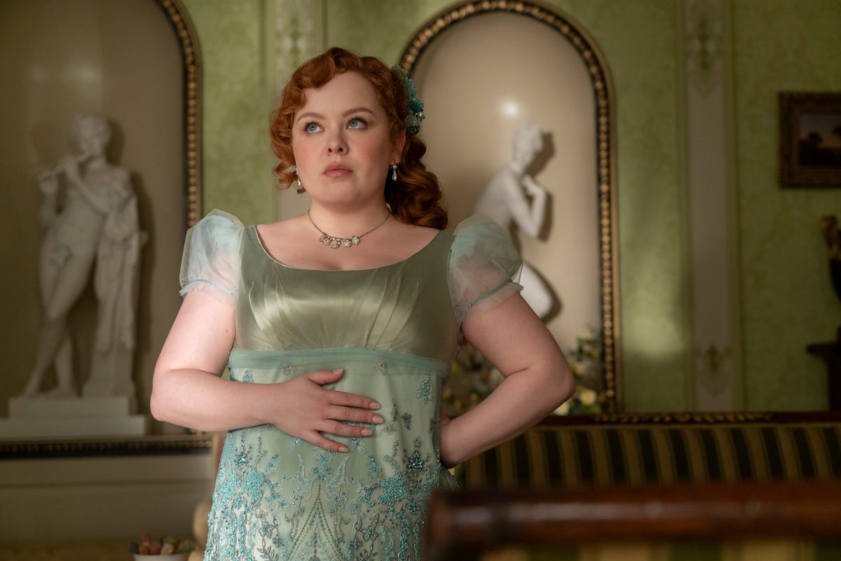 Nicola Coughlan es Penelope Featherington. Foto: Netflix    