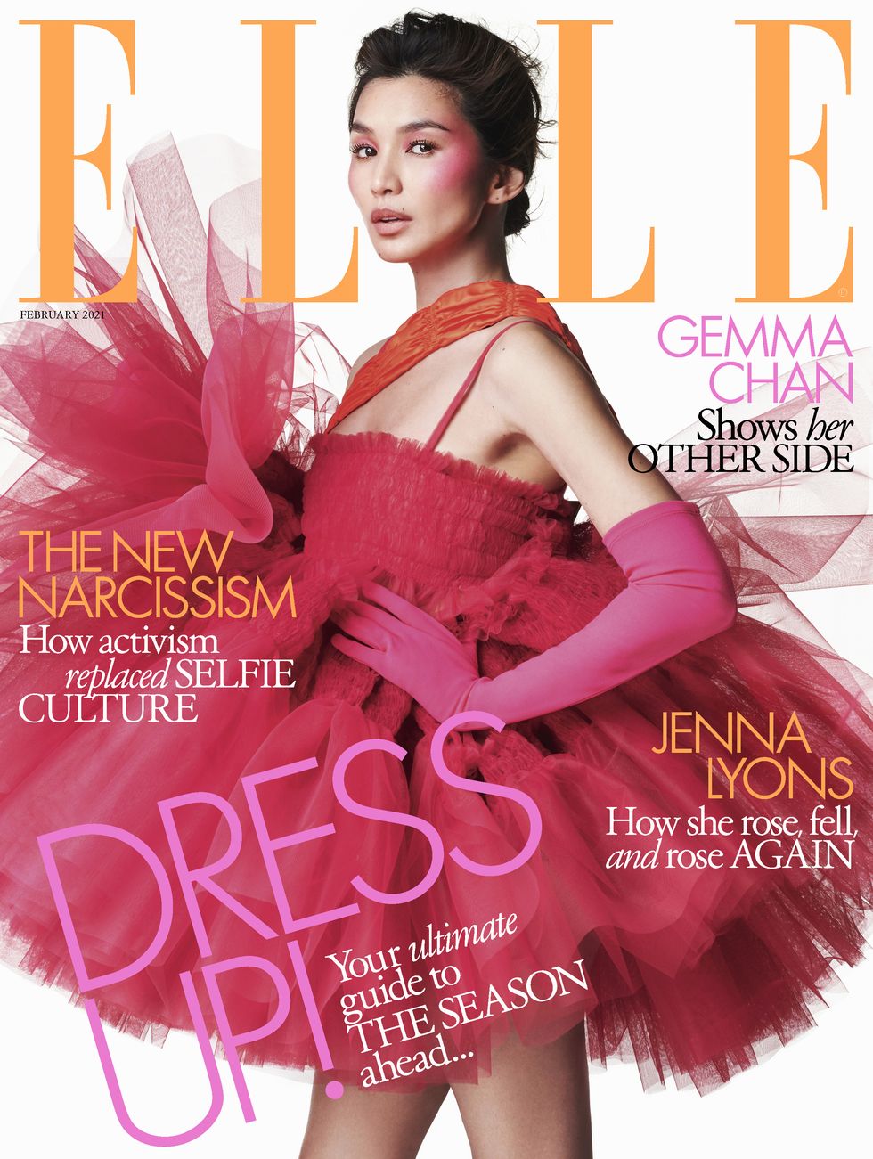 Gemma Chan Cover Interview - ELLE February 2021