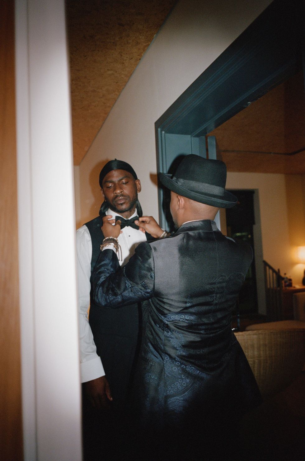 skepta premiere esquire getting ready with film tribal marks