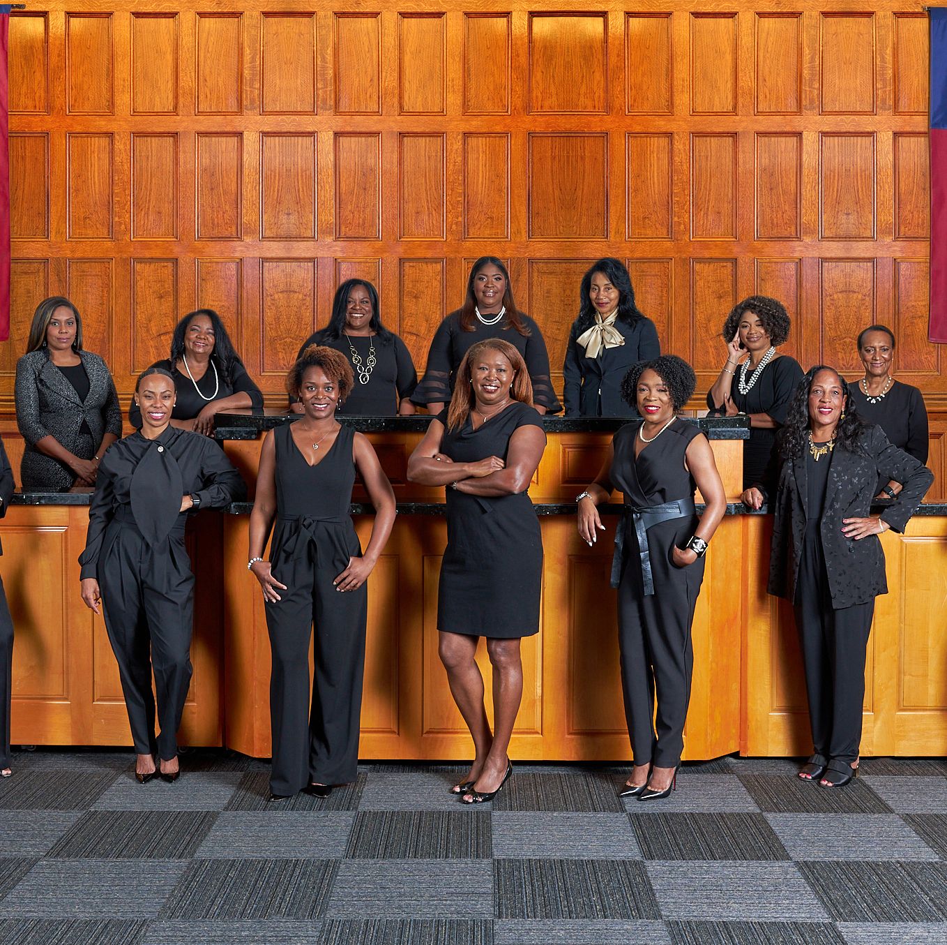 On a smothering hot summer day in 2018, 19 Texas women—all of them Black, all of them pillars in the legal community—got in formation for a photoshoot. Sharing knowing nods and confident smiles, they felt another very powerful figure in the room: Beyoncé was booming in the background.  <br><br>As the women looked into the camera, they were also looking toward a groundbreaking future. Each was campaigning for a different judgeship in Harris County, one of the most racially and ethnically diverse areas in Houston. Many had been friends for years, but making history as the largest group of Black women elected to judicial seats in Harris County could surely bond them forever.  <br><br>Not long after the photo was taken, every single one of them won their races. The victory made national headlines and cemented their legacy in judicial history. 