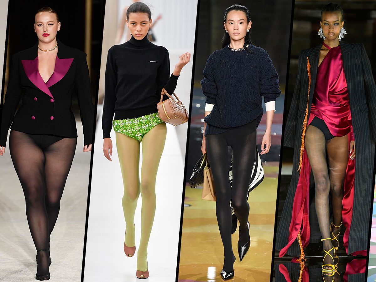 Tights As Pants Were Trending All Through 2023 — I Tested It Out - FASHION  Magazine