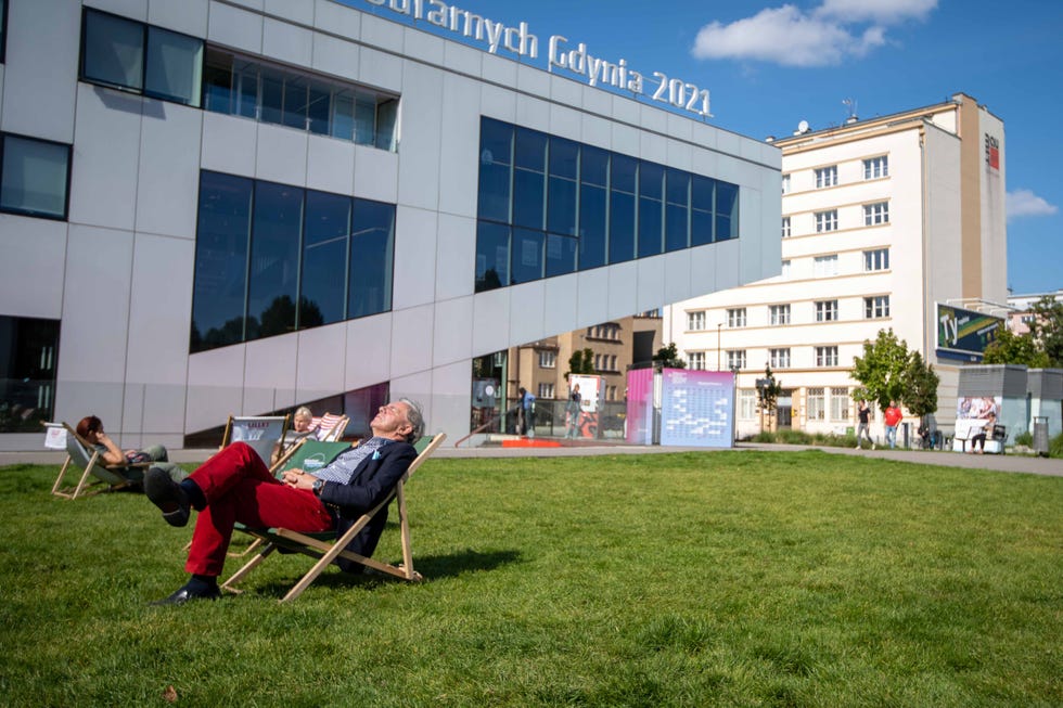 Gdynia een voormalig visserdorp is de moderne tegenhanger van Gdask