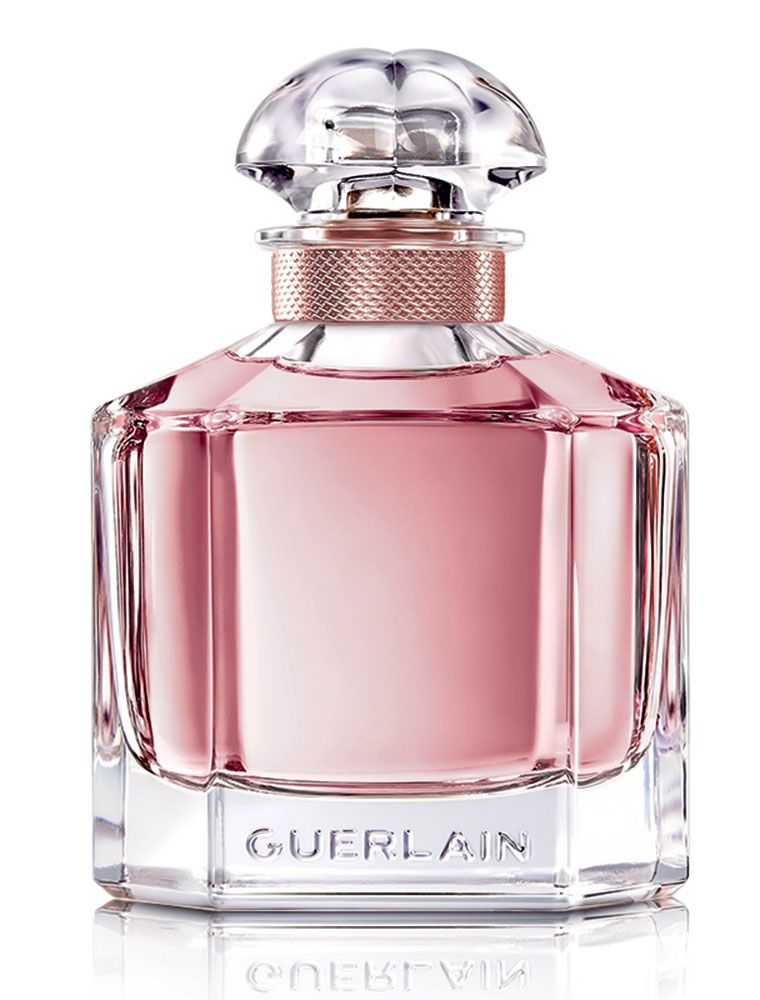 Perfume, Product, Beauty, Pink, Cosmetics, Glass bottle, Liquid, Fluid, Bottle, Peach, 