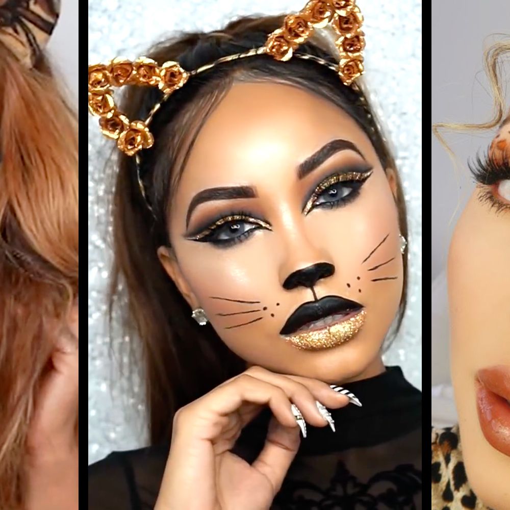 easy tiger halloween makeup