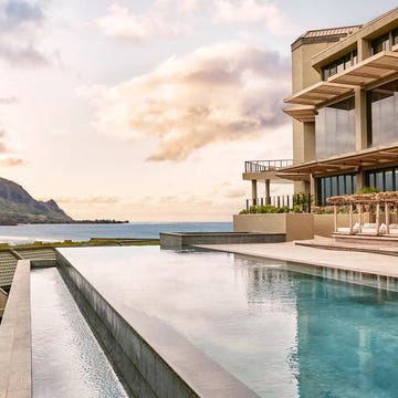 a building with a pool a building with a pool