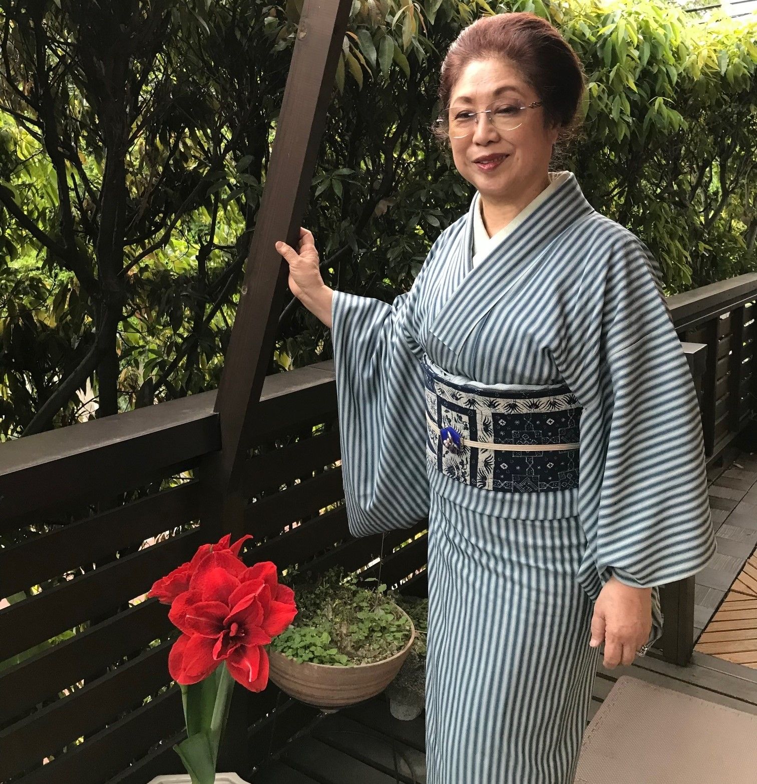アンティーク着物を知る池田由紀子のおしゃれ提案｜6月・刺繍帯の生かし方