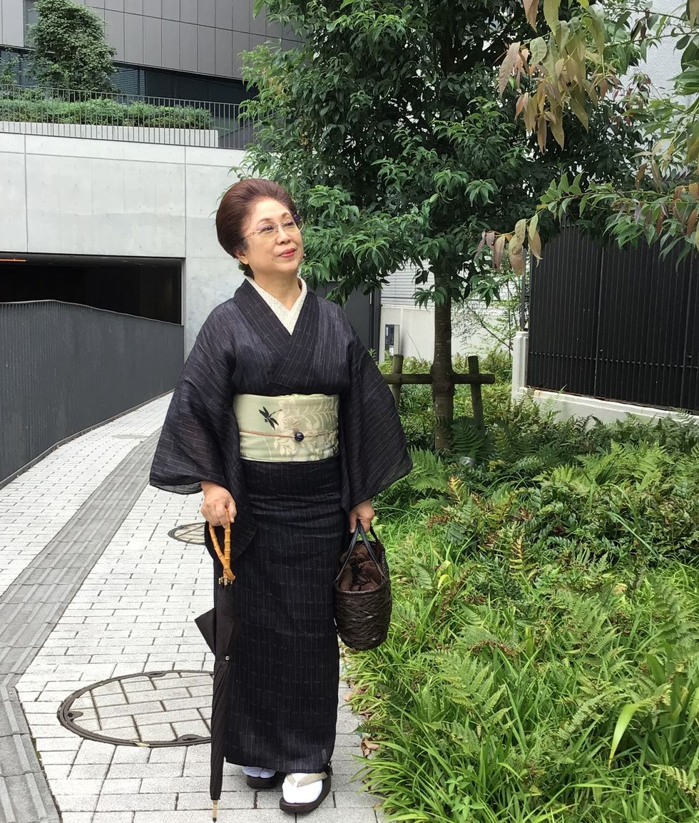 アンティーク着物を知る池田由紀子のおしゃれ提案｜９月・季節の境に絽縮緬