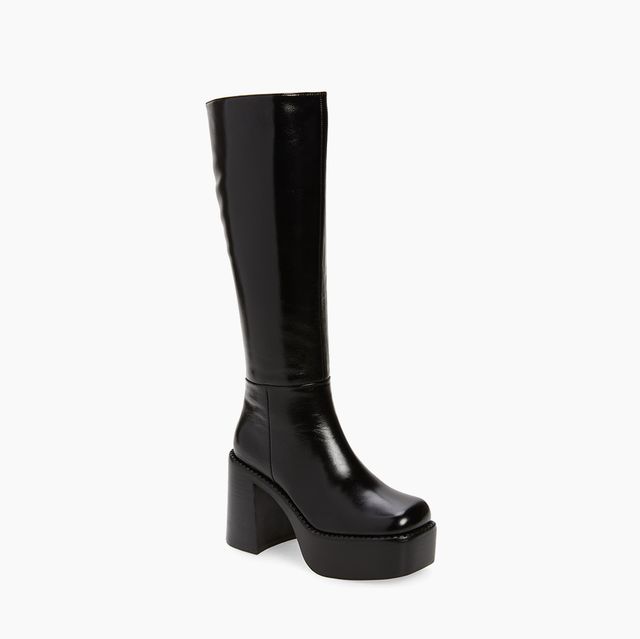 Luxury Thick Heel Shoes Women Knee High Boots 2022 Autumn