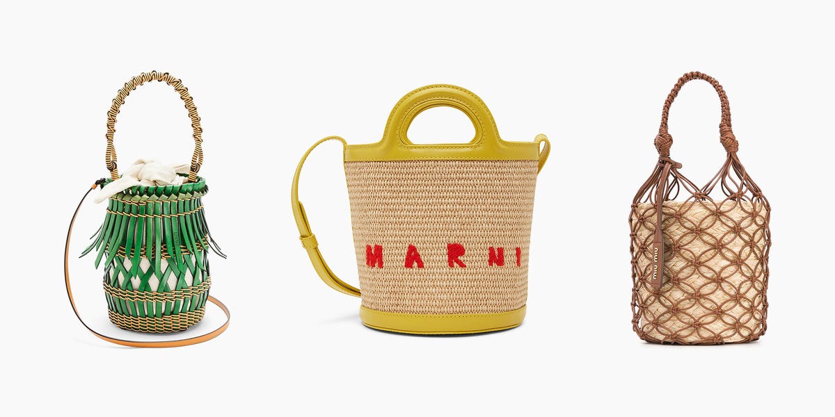 miu miu marni loewe bucket bags trend wicker