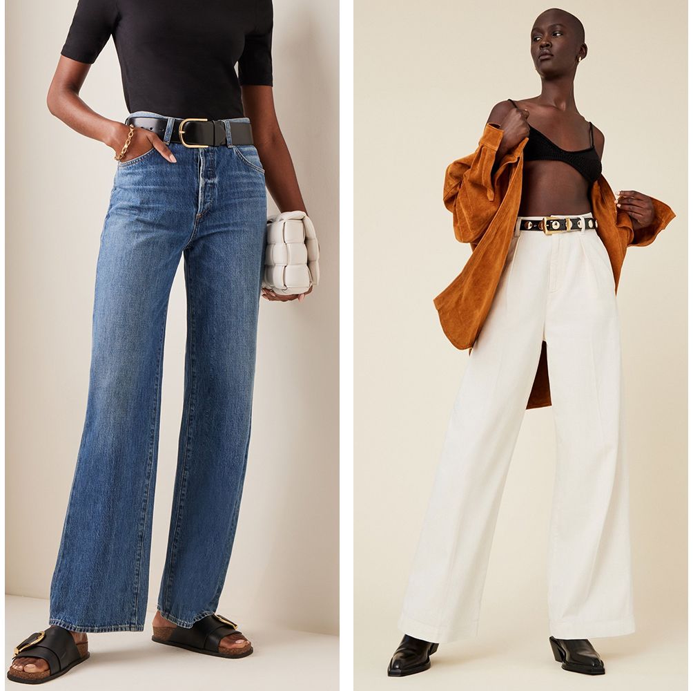 How to Style High Rise Wide Leg Jeans - A Two Drink Minimum