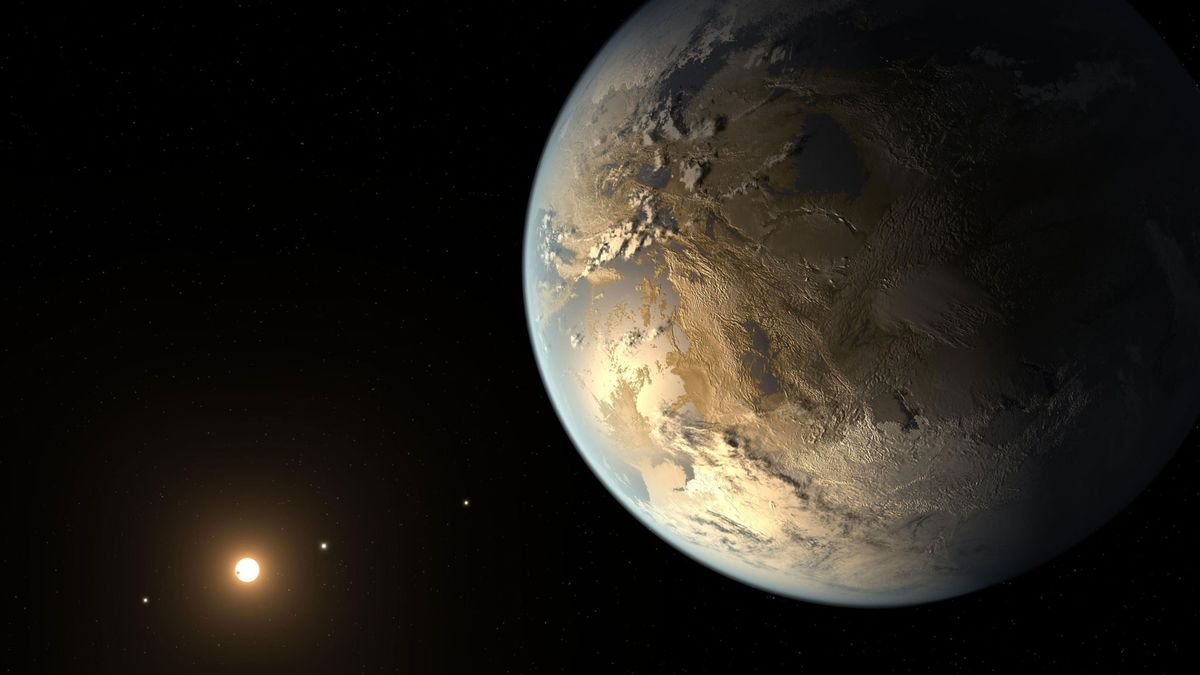 Kepler186f was een van de eerste rotsachtige planeten die zijn ontdekt binnen de levensvatbare zone rond een ster het gebied waarbinnen de temperatuur precies goed is om de aanwezigheid van stromend water op het oppervlak van de planeet mogelijk te maken Als er intelligente beschavingen op exoplaneten als Kepler186f zouden bestaan dan bestaat de mogelijkheid dat zij onze eigen planeet met behulp van dezelfde methoden hebben ontdekt