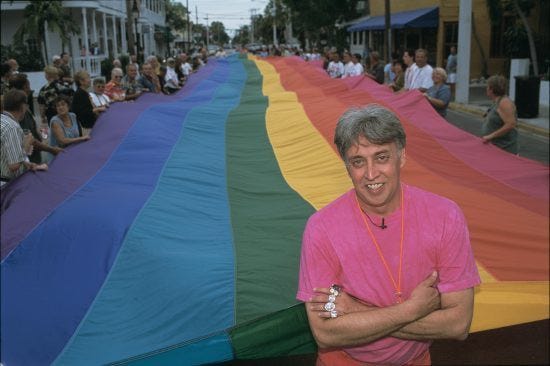 gilbert baker designed the first pride flag