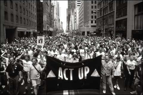 act up new york city pride march, 1989