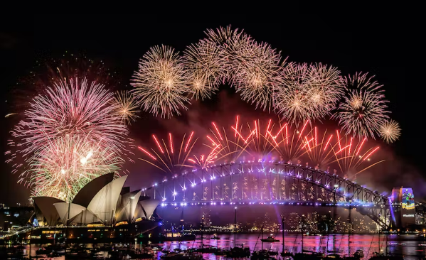 2023全球跨年煙火直播線上看！澳洲雪梨歌劇院720秒煙火秀、紐約時代廣場水晶球下墜經典必看