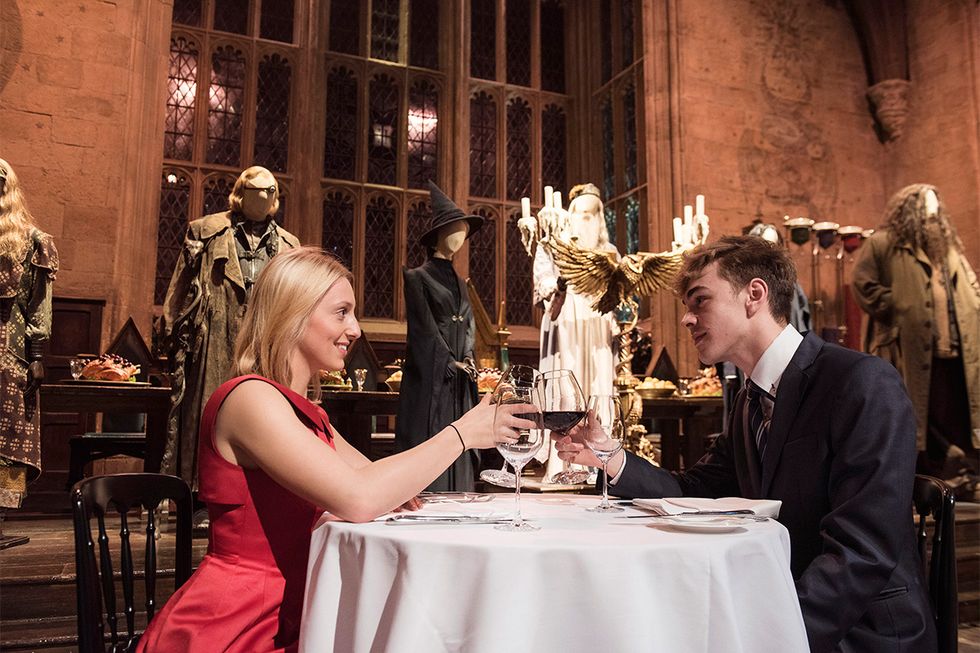 Valentine's Dinner inside the Great Hall