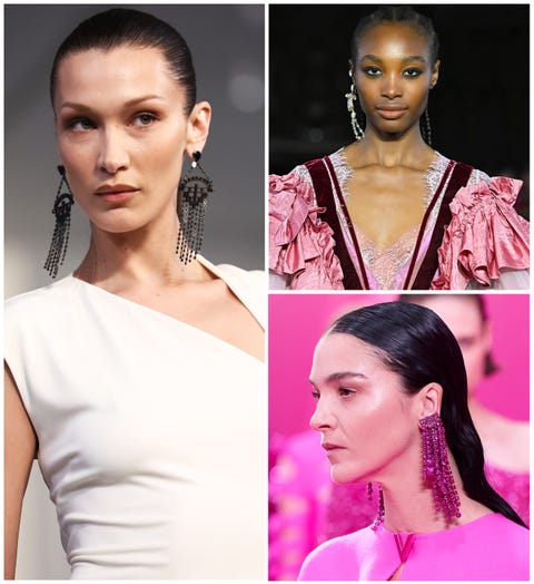 winter jewelry trends showcasing fringe drop earrings