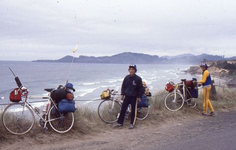 The bikers in Oregon, 1977